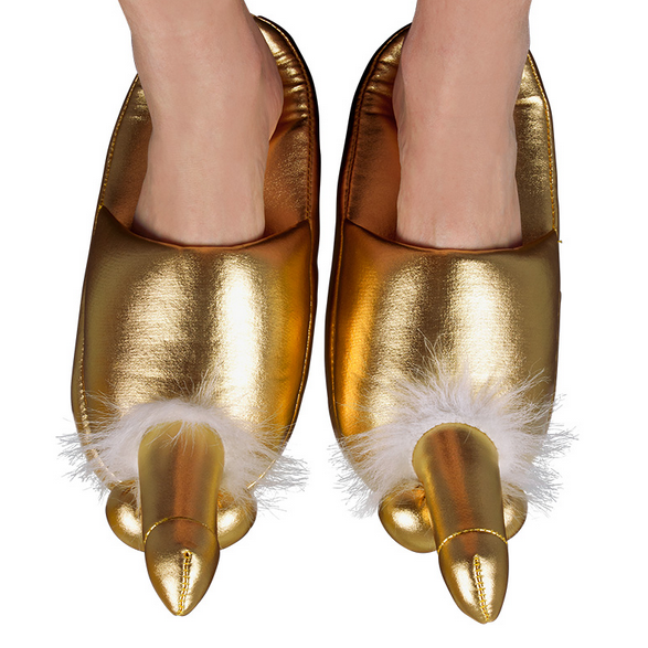 Golden Penis Slippers